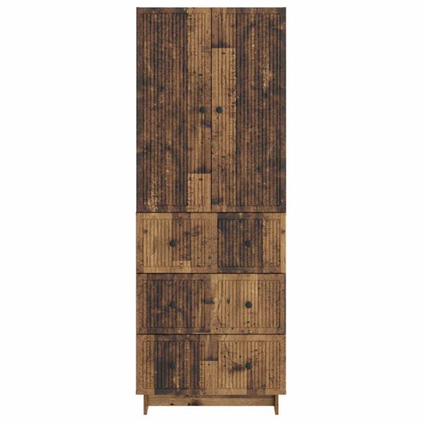 Комплект шкафове 2 pcs 66 x 34,5 x 90 см Инженерна дървесина