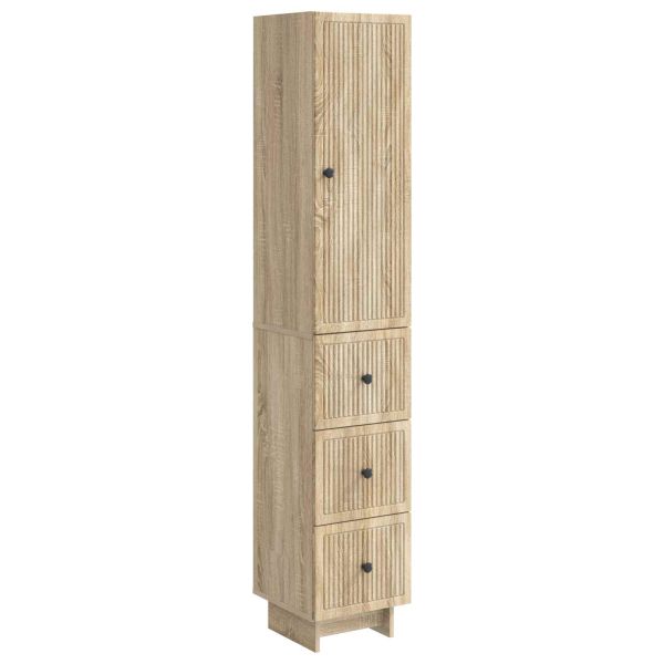 Комплект шкафове 2 pcs 33 x 34,5 x 90 см Инженерна дървесина