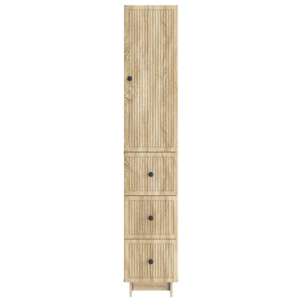 Комплект шкафове 2 pcs 33 x 34,5 x 90 см Инженерна дървесина