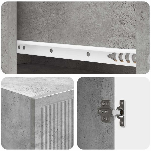 Комплект шкафове 2 pcs 33 x 34,5 x 90 см Инженерна дървесина