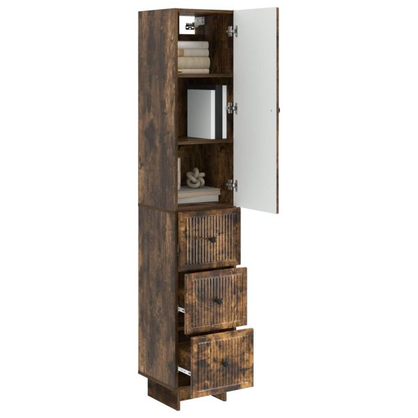 Комплект шкафове 2 pcs 33 x 34,5 x 90 см Инженерна дървесина