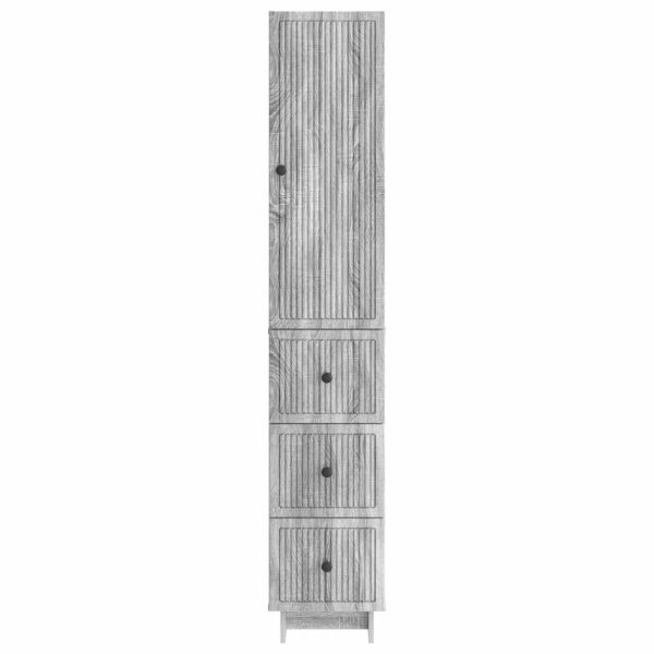 Комплект шкафове 2 pcs 33 x 34,5 x 90 см Инженерна дървесина