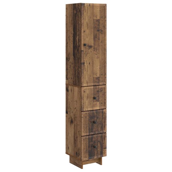 Комплект шкафове 2 pcs Старо дърво 33 x 34,5 x 90 см