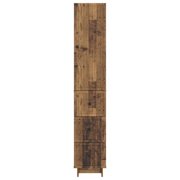 Комплект шкафове 2 pcs Старо дърво 33 x 34,5 x 90 см
