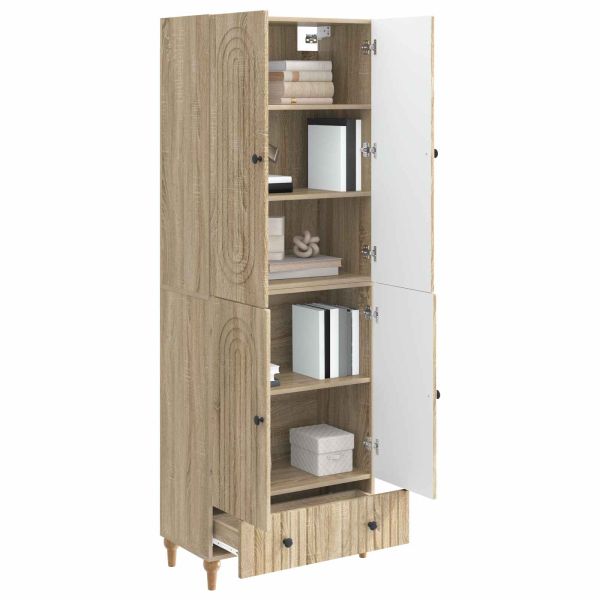 Комплект шкафове 2 pcs 66 х 34,5 х 95 см Инженерна дървесина