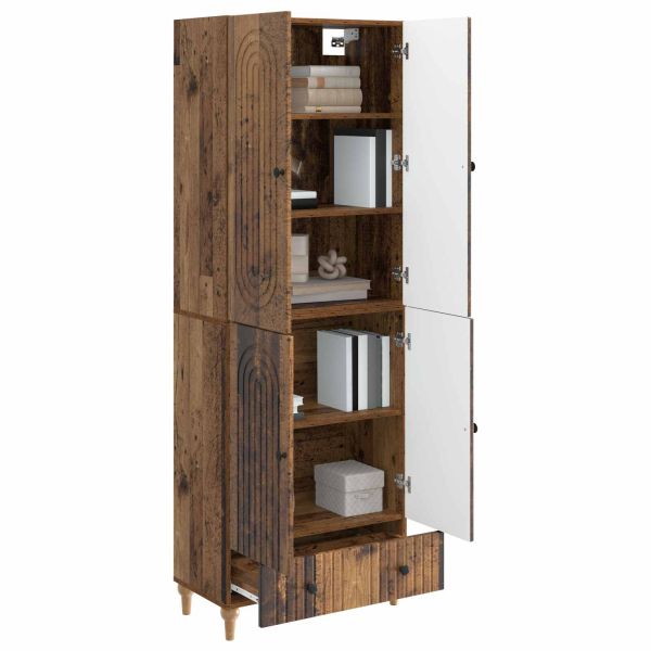 Комплект шкафове 2 pcs 66 х 34,5 х 95 см Инженерна дървесина