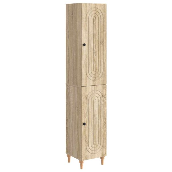 Комплект шкафове 2 pcs Дъб сонома Инженерна дървесина
