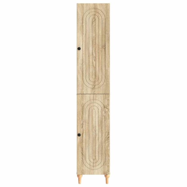 Комплект шкафове 2 pcs Дъб сонома Инженерна дървесина