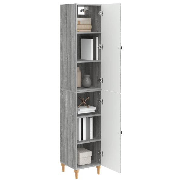 Комплект шкафове 2 pcs Сив Сонома Инженерна дървесина