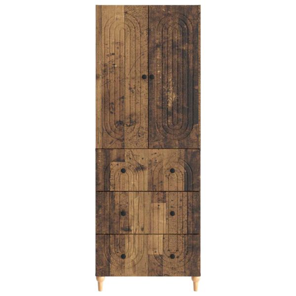 Комплект шкафове 2 pcs 66 x 34,5 x 90 см Инженерна дървесина