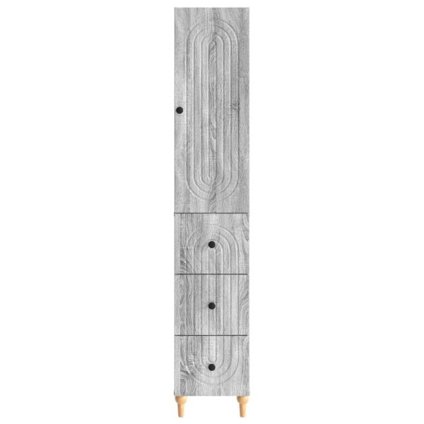 Комплект шкафове 2 pcs 33 x 34,5 x 90 см Инженерна дървесина