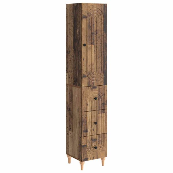 Комплект шкафове 2 pcs 33 x 34,5 x 90 см Инженерна дървесина
