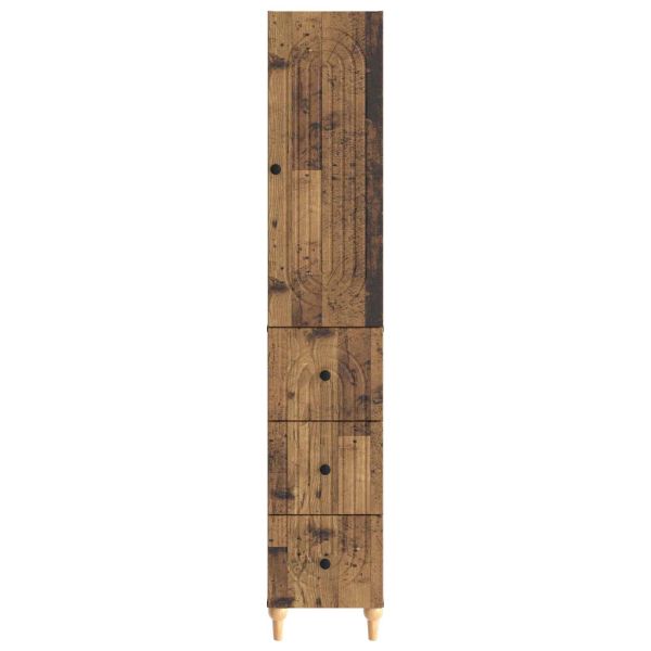 Комплект шкафове 2 pcs 33 x 34,5 x 90 см Инженерна дървесина