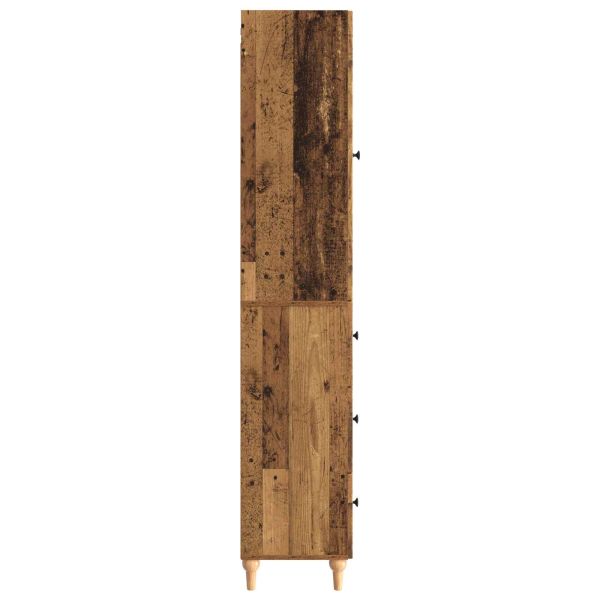 Комплект шкафове 2 pcs 33 x 34,5 x 90 см Инженерна дървесина