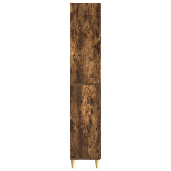 Комплект шкафове 2 pcs Опушен дъб 66 х 34,5 х 95 см