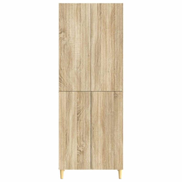Комплект шкафове 2 pcs 66 x 34,5 x 90 см Инженерна дървесина
