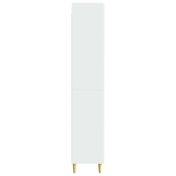 Комплект шкафове 2 pcs Бял гланц 66 x 34,5 x 90 см