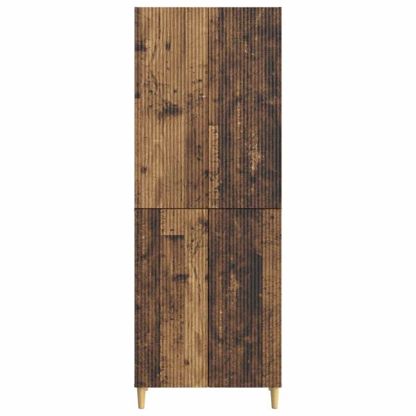 Комплект шкафове 2 pcs Старо дърво 66 x 34,5 x 90 см