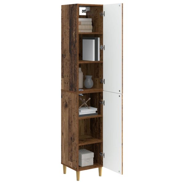 Комплект шкафове 2 pcs Старо дърво 33 x 34,5 x 90 см