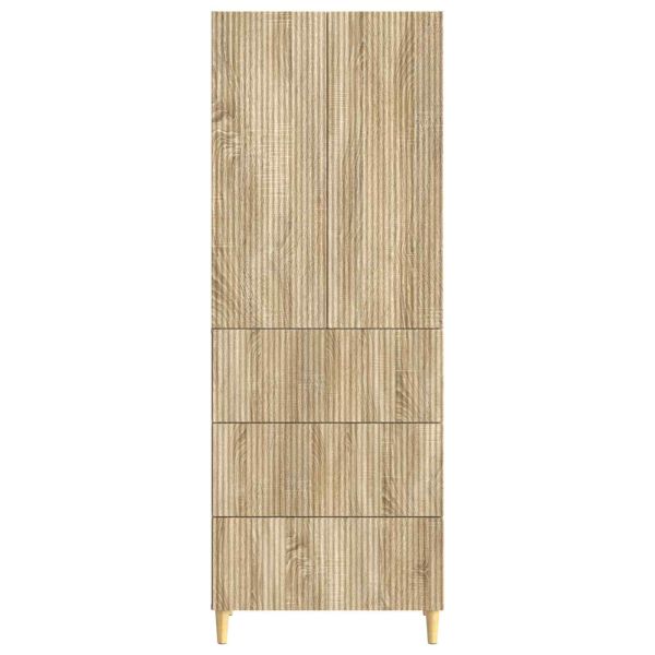 Комплект шкафове 2 pcs Дъб сонома 66 x 34,5 x 90 см