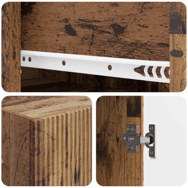 Комплект шкафове 2 pcs 66 x 34,5 x 90 см Инженерна дървесина
