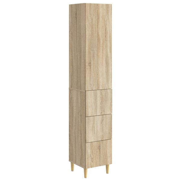 Комплект шкафове 2 pcs 33 x 34,5 x 90 см Инженерна дървесина