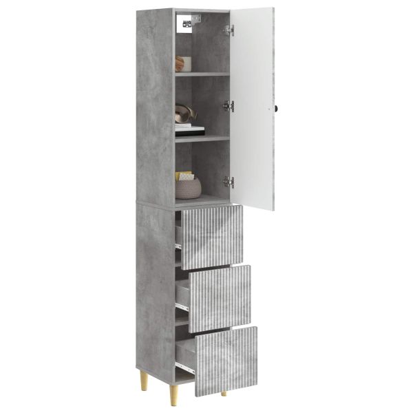 Комплект шкафове 2 pcs 33 x 34,5 x 90 см Инженерна дървесина