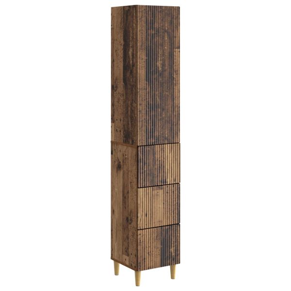 Комплект шкафове 2 pcs 33 x 34,5 x 90 см Инженерна дървесина