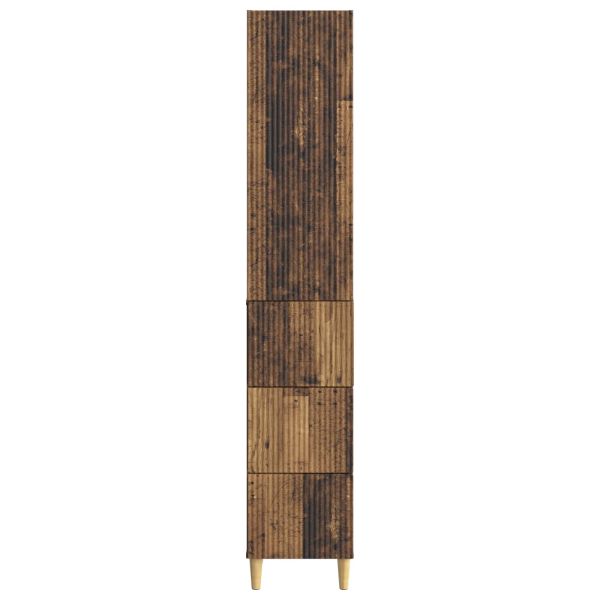 Комплект шкафове 2 pcs 33 x 34,5 x 90 см Инженерна дървесина