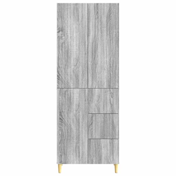 Комплект шкафове 2 pcs Сив Сонома 66 x 34,5 x 90 см