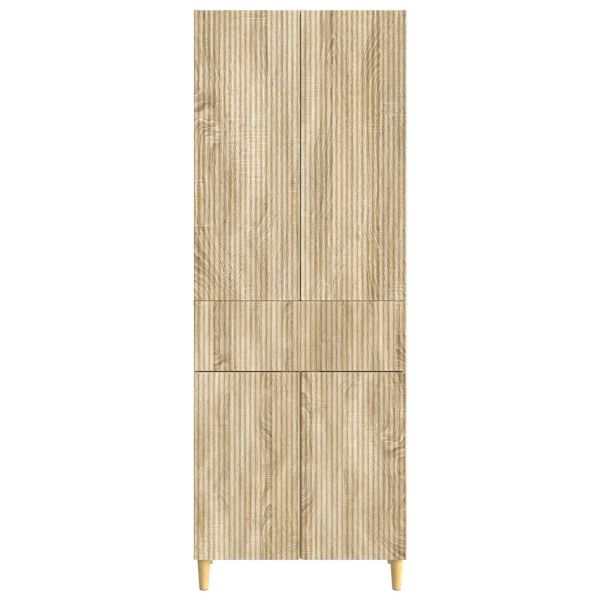 Комплект шкафове 2 pcs 66 x 34,5 x 90 см Инженерна дървесина