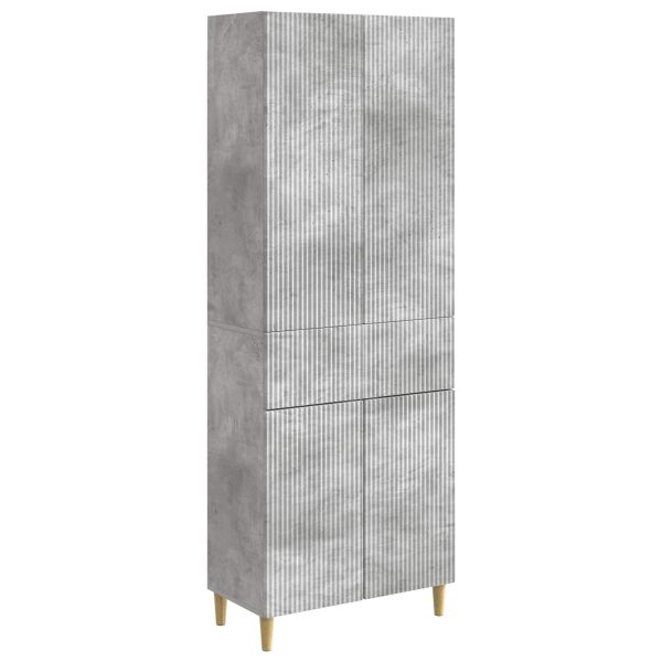 Комплект шкафове 2 pcs Бетонно сиво 66 x 34,5 x 90 см