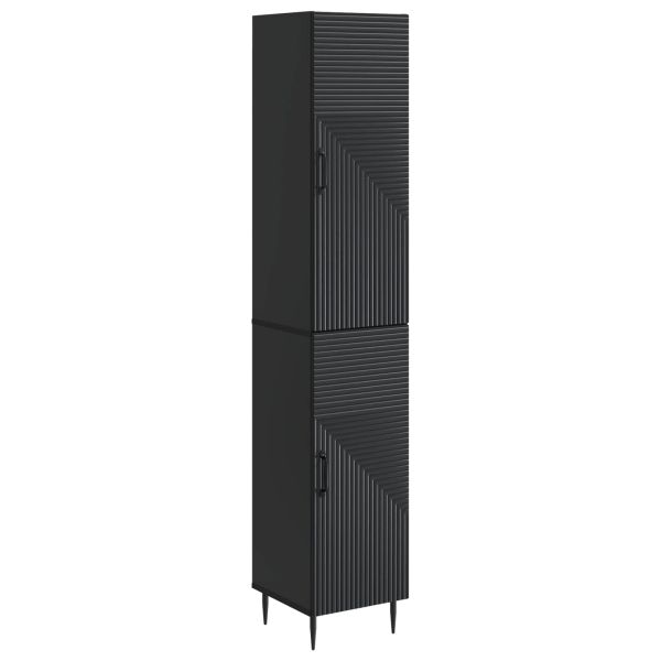 Комплект шкафове 2 pcs Черно 33 x 34,5 x 89,5 см