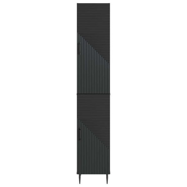 Комплект шкафове 2 pcs Черно 33 x 34,5 x 89,5 см