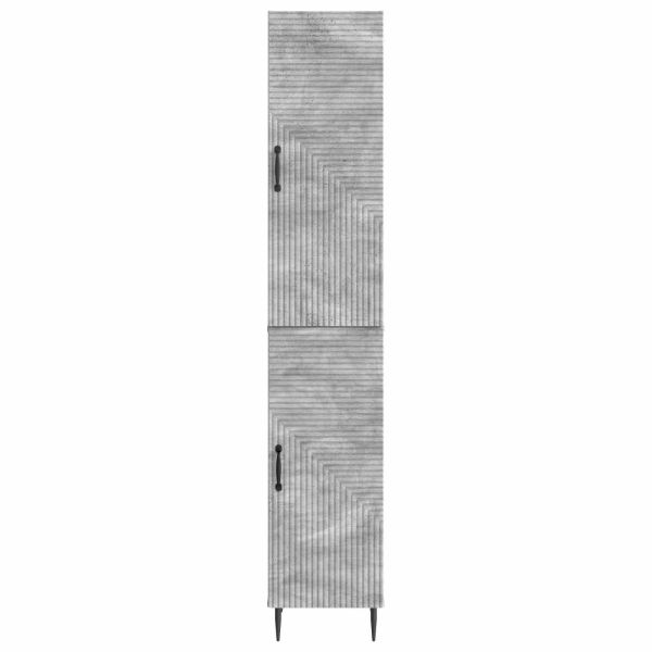 Комплект шкафове 2 pcs Бетонно сиво 33 x 34,5 x 89,5 см