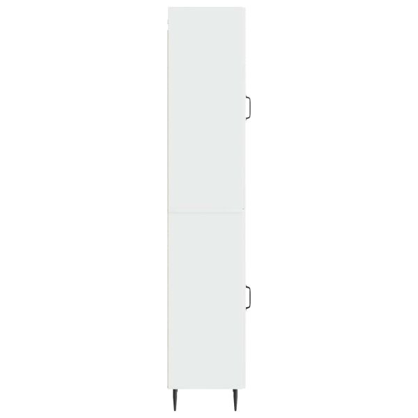 Комплект шкафове 2 pcs Бял гланц 33 x 34,5 x 89,5 см