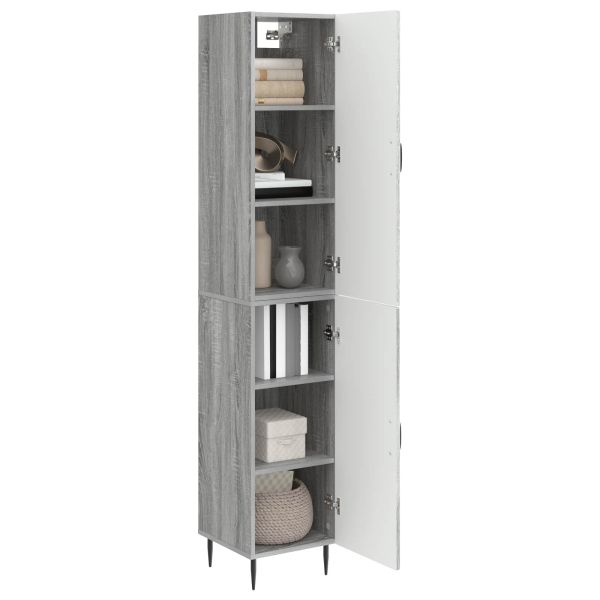 Комплект шкафове 2 pcs Сив Сонома 33 x 34,5 x 89,5 см
