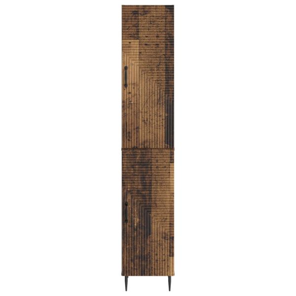 Комплект шкафове 2 pcs Старо дърво 33 x 34,5 x 89,5 см