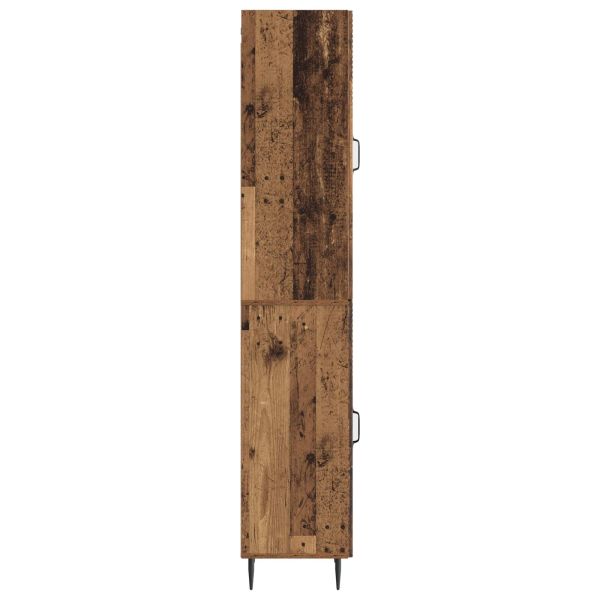Комплект шкафове 2 pcs Старо дърво 33 x 34,5 x 89,5 см
