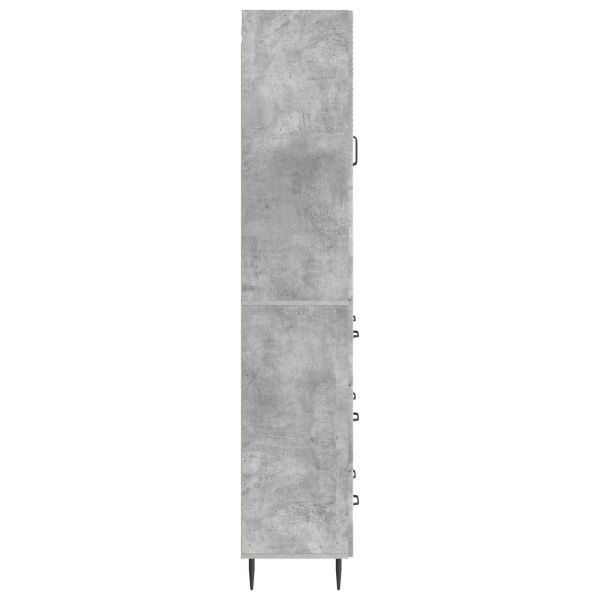 Комплект шкафове 2 pcs Бетонно сиво 66 x 34,5 x 90 см