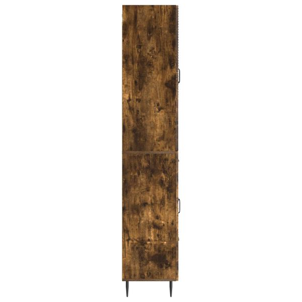 Комплект шкафове 2 pcs Опушен дъб 66 x 34,5 x 89,5 см
