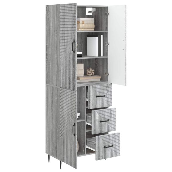 Комплект шкафове 2 pcs Сив Сонома 66 x 34,5 x 89,5 см