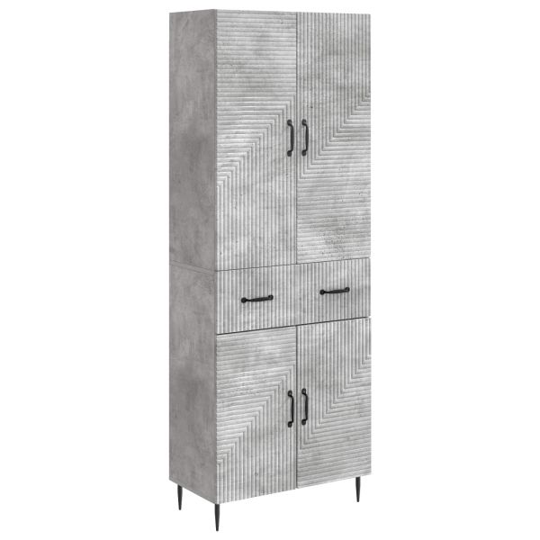 Комплект шкафове 2 pcs Бетонно сиво 66 x 34,5 x 89,5 см
