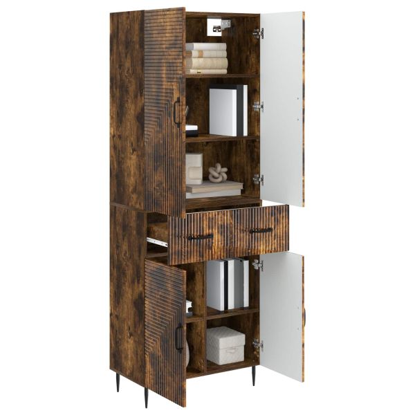 Комплект шкафове 2 pcs Опушен дъб 66 x 34,5 x 89,5 см