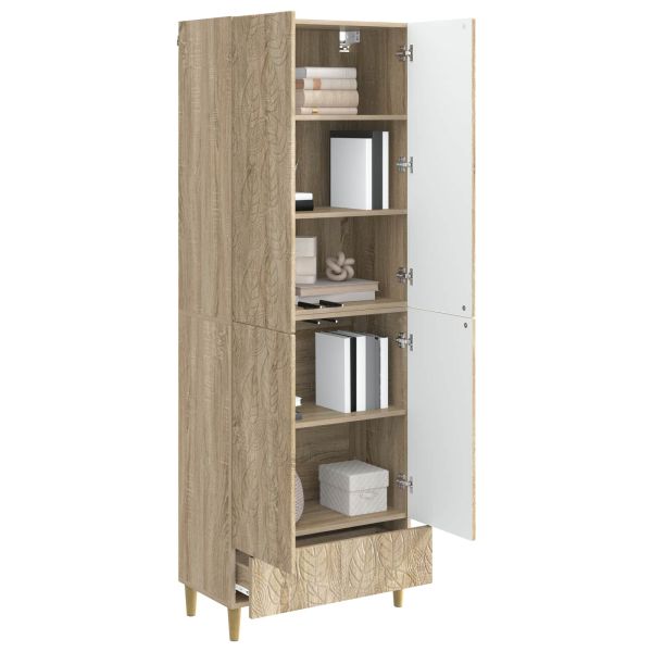Комплект шкафове 2 pcs Дъб сонома Инженерна дървесина