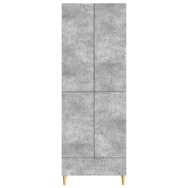 Комплект шкафове 2 pcs Бетонно сиво Инженерна дървесина