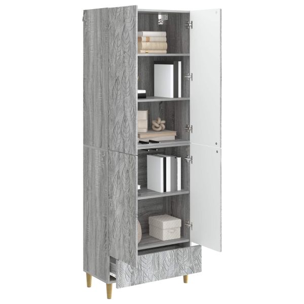 Комплект шкафове 2 pcs Сив Сонома Инженерна дървесина