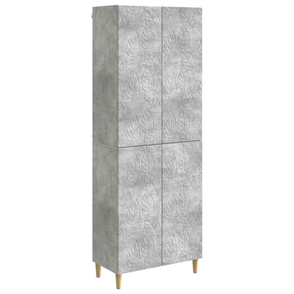 Комплект шкафове 2 pcs Бетонно сиво Инженерна дървесина