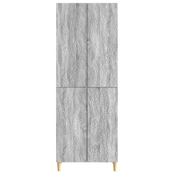 Комплект шкафове 2 pcs Сив Сонома Инженерна дървесина