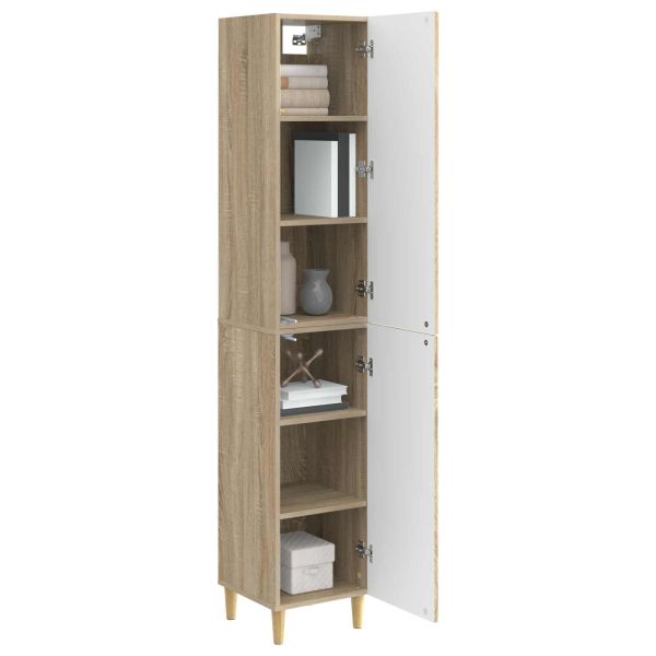 Комплект шкафове 2 pcs Дъб сонома Инженерна дървесина